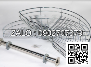 Mâm xoay tủ bếp 180 độ Fulco Fc55