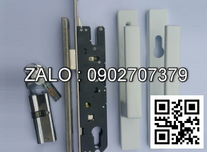 Khóa đa điểm Kinlong màu trắng cửa nhôm Xingfa