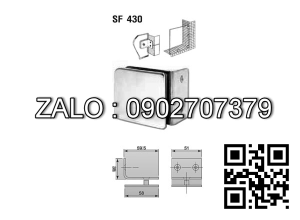 Kẹp kính nhà tắm VVP GC 506