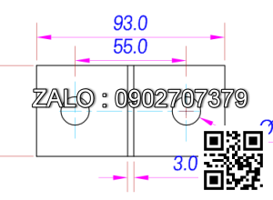 Kẹp kính nhà tắm VVP GC 504