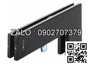 Kẹp Kính Chữ L Màu Đen Hafele 981.00.033