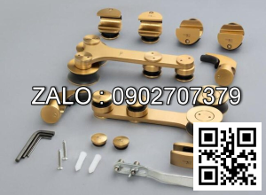 Bộ bánh xe cửa kính Vickini 62004.001 MBG vàng xước mờ