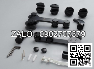 Bộ bánh xe cửa kính Vickini 62004.001 OBP đen mờ