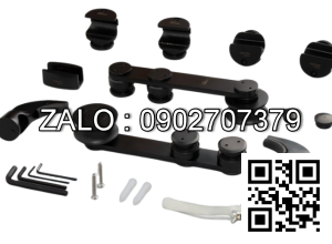 Bánh xe cửa kính lùa Vickini 62001.001 OBP đen mờ