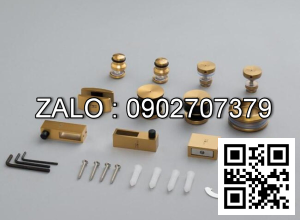 Bánh xe cửa lùa kính Vickini 67002.001 OBP đen mờ