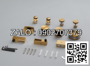 Bánh xe cửa lùa kính Vickini 67040.001 MBG vàng xước mờ