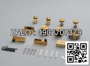 Bánh xe cửa lùa kính Vickini 67040.001 OBP đen mờ