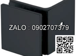 Kẹp Kính Tường 90º Có Đế Màu Đen Hafele 981.77.911