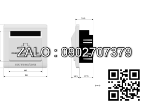 Công tắc điện thẻ từ khách sạn CTDHD01