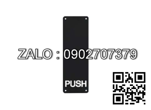 Bảng Đẩy Cửa Push Màu Đen Hafele 987.11.303
