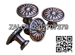 Tay Nắm Tủ Núm 9115 Nâu Nặng