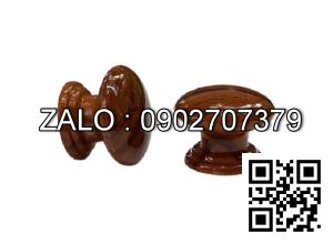 Tay Nắm Tủ Núm Nhựa Nâu