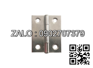 Bản lề lá nhỏ Inox Ivan 01001.090 PSS inox bóng