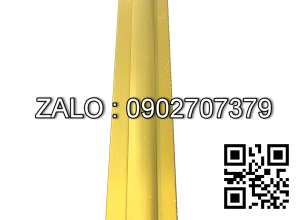 Nẹp nhôm H 22*6ly*4 Vàng bóng