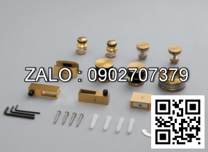 Bánh xe cửa lùa nhôm UU có tăng chỉnh Màu Cam