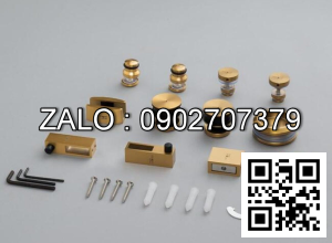 Bánh xe cửa lùa treo cửa đi GIẢM CHẤN 8 bánh Mã 639 HAMMERED