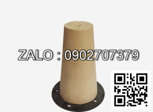 Chân gỗ tròn+Bas đen/Bas vàng 100mm 40*110mm