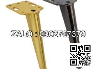 Chân sofa tròn sắt-sơn vàng 200mm Thẳng