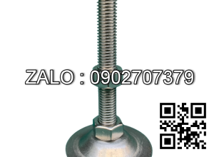 Chân tròn inox không tăng chỉnh 50*100mm NONAME