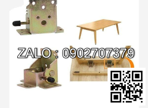 Bas chân bàn xếp 50*200mm có khóa, 90 độ