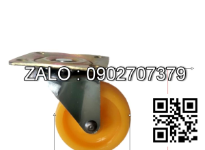 Bánh xe vàng-không khóa Phi 40mm 2 vòng bi