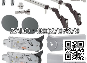 Tay nâng HF28 top màu xám + Tay đòn BLUM 39 200N BLUM