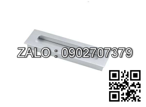 Tay nắm âm nhôm 128 Bạc