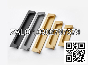 Tay nắm âm nhôm 96 Vàng