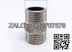 Đầu Nối 2 Đầu Ren Ngoài Inox Loại Ren Phi 27mm (Kép Nối Inox)