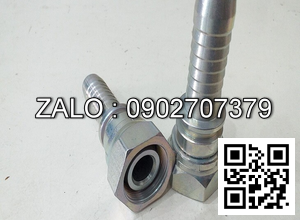 Đầu cút thẳng 1 giác 1/4 ( mạ kẽm )