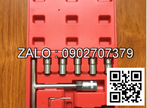 Bộ vệ sinh lỗ kim phun dầu ô tô diesel OTOX, dụng cụ vệ sinh sam béc dầu 7 chi tiết