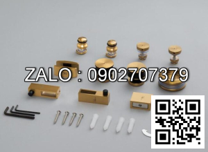 Bánh xe cửa lùa kính Vickini 67002.001 OBP đen mờ