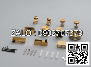 Bánh xe cửa lùa kính Vickini 67040.001 OBP đen mờ