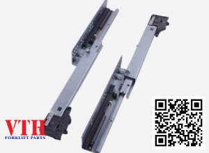 Ray âm 2 tầng giảm chấn- khóa tay nhựa 500 ZUB