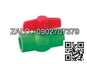 Van bi nhựa PPR 2 đầu sử dụng ống phi 90