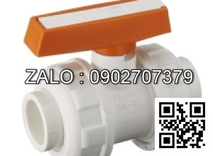 Van bi nhựa PPR 2 ngã sử dụng ống phi 25