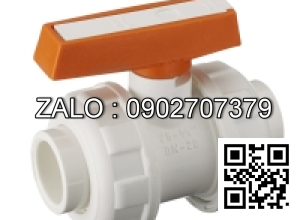 Van bi nhựa PPR 2 ngã sử dụng ống phi 32