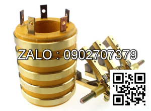 Cổ góp điện 5 pha , 5 vành