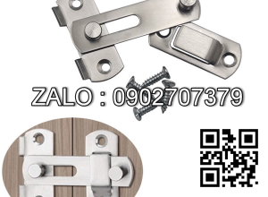 Khóa cửa chốt móc xoay , chốt khóa cửa lùa Inox