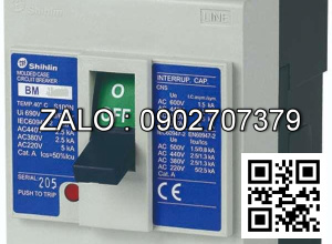 MCCB 3P BM 400-HE 3P 300A 50KA Adj