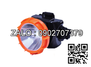 Đèn Pin Đội Đầu ( Pin Sạc, Đen - Cam, 1W )