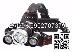 Đèn pin đội đầu 3 bóng trắng