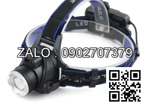 t Đèn pin siêu sáng đội đầu 1 bóng led, zoom xa gần (DP26)