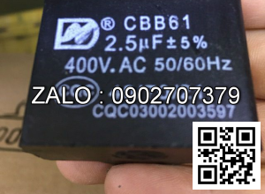 Tụ điện 2,5Mf-400VAC