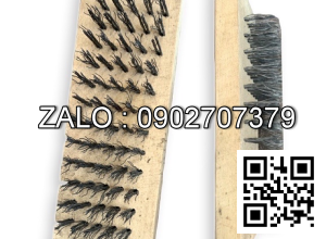 Bàn chải chà sàn, Cước sắt loại to, đánh rỉ sắt cán gỗ