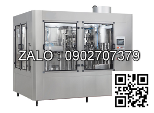 Máy rửa - chiết rót - đóng nắp chai nước 3 trong 1