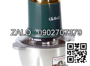 Máy xay thịt Gali GL-1920A 2 lít đa năng siêu mạnh 4 lưỡi dao sắc bén cối INOX