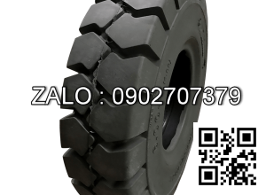 Lốp xe 8.25-12/5.00, 8.25-12 Solid plus (Vỏ đặc đen)