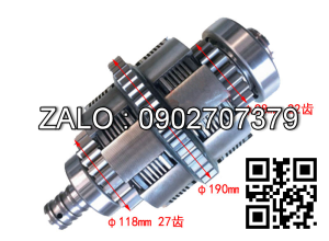 Gia công bộ nồi hộp số xe nâng