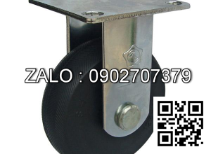 Bánh xe cao su đặc phi 125-45 cố định